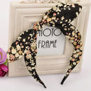 4XWide Ribbon Bowknot Headband Hairband Wire Bendy Bow Rabbit Bunny Ear ZHP