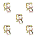 20Pcs 10mm Spring Band Type Fuel Vacuum Hose Silicone Oil Water Pipe Clamp Clip