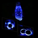1Pc Solar Cup Pad Car Accessories LED Light Cover Interior Decoration Lig IQC