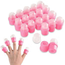 20x Wearable Nail Acrylic Soaker Kits Polish Remover Uv Gel Removal Cap Tip Set