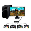 4-Port GC Gamecube Controller to USB Adapter Converter For Nintendo BXR WSA