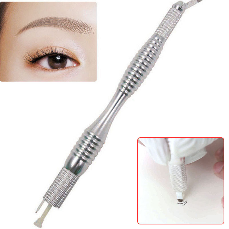 1x Manual Tattoo Pen Permanent Makeup Cosmetic Microblading Pen for Lip E FIE
