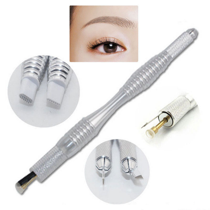 1x Manual Tattoo Pen Permanent Makeup Cosmetic Microblading Pen for Lip E FIE
