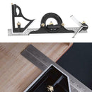 12" Combination Protractor Tri- Square Angle Ruler Machinist Measuring Tools try