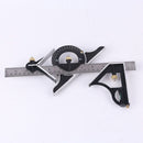 12" Combination Protractor Tri- Square Angle Ruler Machinist Measuring Tools try