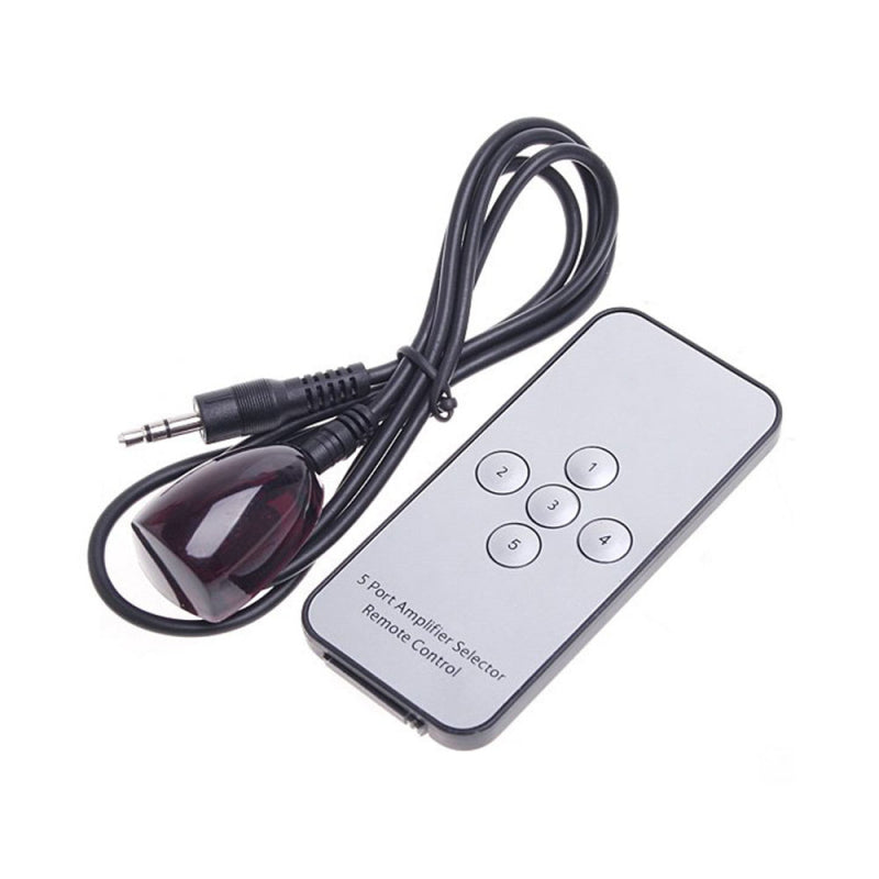 5 PORT HDMI Splitter Switch Selector Switcher Hub+Remote 1080p For HDTV FPQ