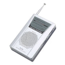 Mini Portable Pocket AM FM Radio Speaker Retractable Antenna 3.5mm Jack  MXH