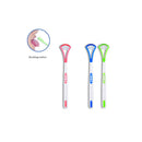 Oral Care Fresh Breath Cleaner Brush Scraper Handle Soft Tongue Cleaning Tool