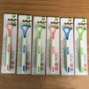 Oral Care Fresh Breath Cleaner Brush Scraper Handle Soft Tongue Cleaning Tool