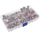 Rivet Nut Tool Kit 175pcs Mixed Zinc Yellow Plated Steel Rivnut Insert Nc