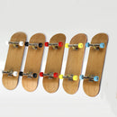 New Complete Wooden Fingerboard Finger Skate Board Grit Box Foam Tape Mapl GNG