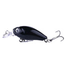 5x Minnow Fishing Lures Bass Crankbait Hooks Tackle Crank Baits + Fishi RVN