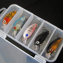 5x Minnow Fishing Lures Bass Crankbait Hooks Tackle Crank Baits + Fishi RVN