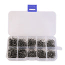 200pcs Rolling Swivels Sea Fishing Tackle Rigs Carp Size 2/4/5/6/8/12