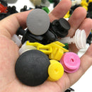 500X Mixed Plastic Auto Car Fastener Clip Bumper Fender Trim Rivet Door YZI