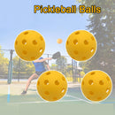 50Pcs Golf Practice Plastic Whiffle Airflow Hollow Sports Training Balls vc