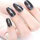 0.5G Mirror Black Nail Powder Pretty Nail Art DIY Chrome Pigment Glitter Dust