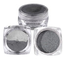 0.5G Mirror Black Nail Powder Pretty Nail Art DIY Chrome Pigment Glitter Dust