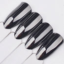 0.5G Mirror Black Nail Powder Pretty Nail Art DIY Chrome Pigment Glitter Dust