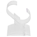6 pcs Clear Plastic Bracelet Jewelry Display Presentation Holder Stand Org ULX