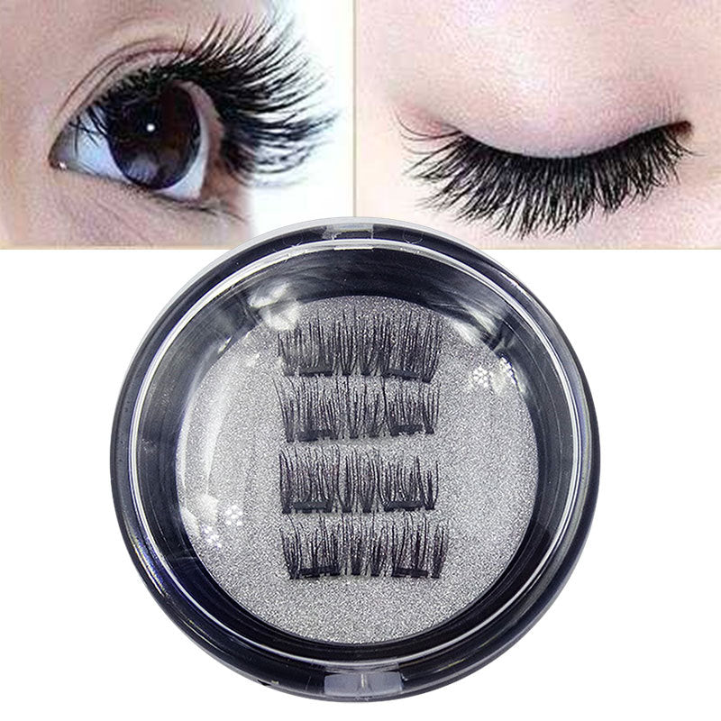 Glue-Free Makeup Thick False Eyelashes Natural Sparse Cross Eye Lashes Extension