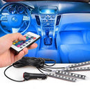 4pcs 9 LED Car Interior Lights Footwell Strip Light Atmosphere Decor Lamp  ZFU