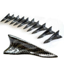 10PC New Shark Fin Diffuser Vortex Generator Car Wing Roof Spoiler Bumper JJP
