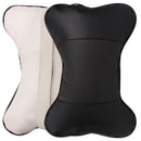 2PCS Car Seat Head Neck Rest Support Cushion Pad HeadRest Pillow Bone Shaped Set