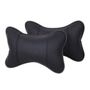 2PCS Car Seat Head Neck Rest Support Cushion Pad HeadRest Pillow Bone Shaped Set