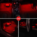 4x 12 LED Charge SUV Interior Accessories Foot Car Decorative Light Lamp