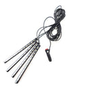 4x 12 LED Charge SUV Interior Accessories Foot Car Decorative Light Lamps Red