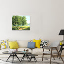 Canvas DIY 16*20 inch Home Plant Wall Art Oil Hand Painting Picture Dec OMS