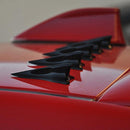 10Pcs Black Shark Fin Wing Diffuser Vortex Generator Car Roof Spoiler Bumper JFx