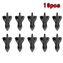 10Pcs Black Shark Fin Wing Diffuser Vortex Generator Car Roof Spoiler Bumper JFx