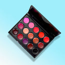 15 Colors Makeup Lip Gloss Matte Lipstick Cosmetic Palette Tool Set For  CRV
