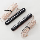 2x Sequential Flowing 12 LED Mini Strips Motorcycle Car Led Turn Signal Light
