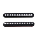 2x Sequential Flowing 12 LED Mini Strips Motorcycle Car Led Turn Signal Light