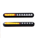 2x Sequential Flowing 12 LED Mini Strips Motorcycle Car Led Turn Signal Light