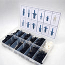 Plastic 350pcs 12 Sizes Car Push Pin Rivet Trim Clip Panel Interior Assortments