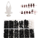 Plastic 350pcs 12 Sizes Car Push Pin Rivet Trim Clip Panel Interior Assortments
