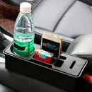 Multifunction Car Seat Crevice Storage Box Organizer Coin Phone Cup Holder MAL