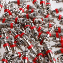 100Pc New Car Truck Replacement Tire Tyre Valve Stem Core Part Orange T KOG BMQ