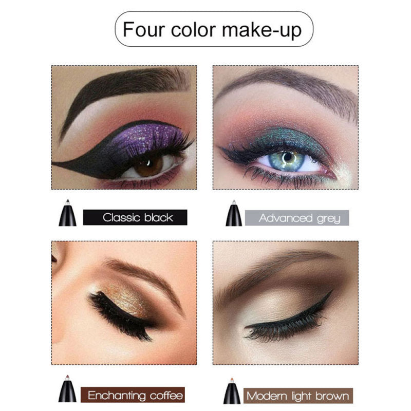 Charm Four-Color in One Multi-Function Automatic Waterproof Eyebrow Pencil Paint