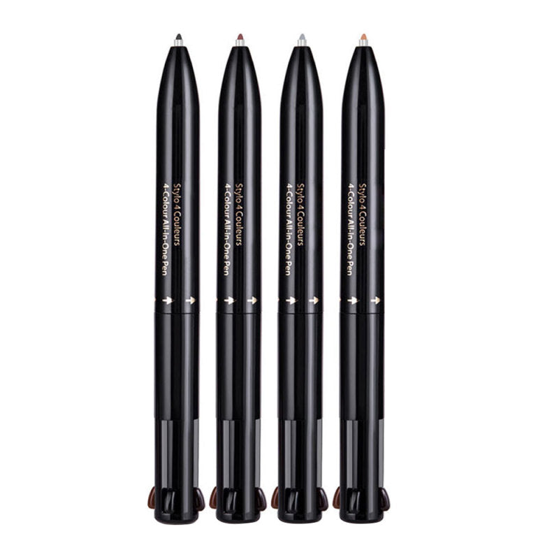 Charm Four-Color in One Multi-Function Automatic Waterproof Eyebrow Pencil Paint