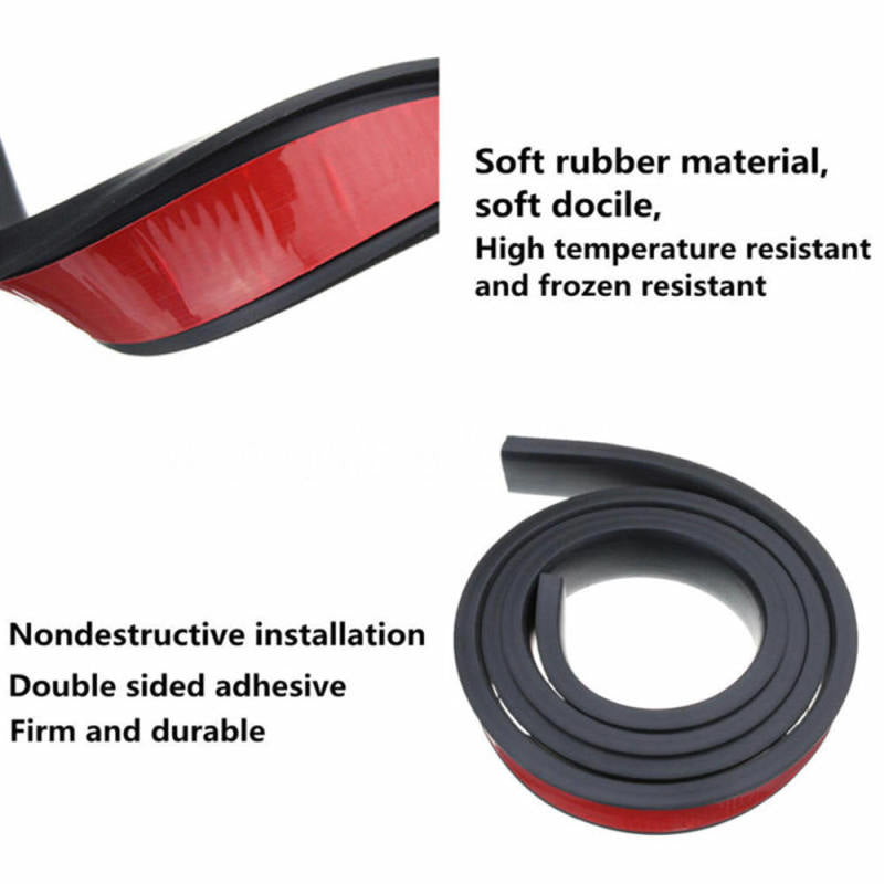 2x Car Wheel Arch Trim Fender Flare Wheel Eyebrow Protector Stick Rubb LGI