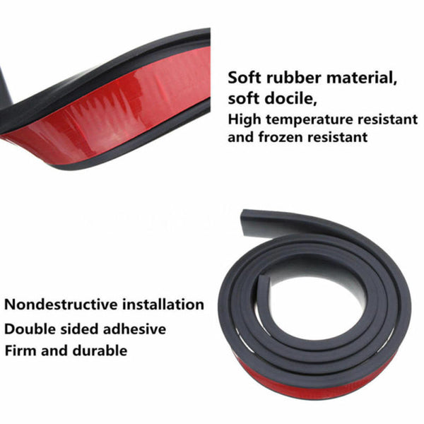 2Pcs Car Wheel Arch Trim Fender Flare Wheel Eyebrow Protector Stick Rubb sdf