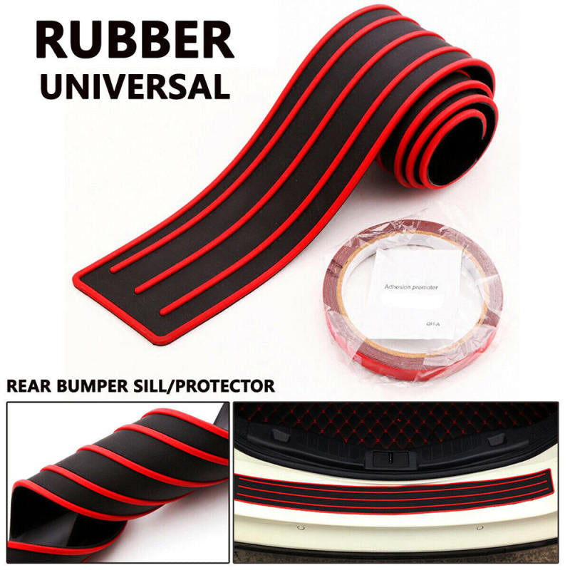 1* New Car Rear Bumper Sill/Protector Plate Rubber Cover Guard Pad Mouldin VZN