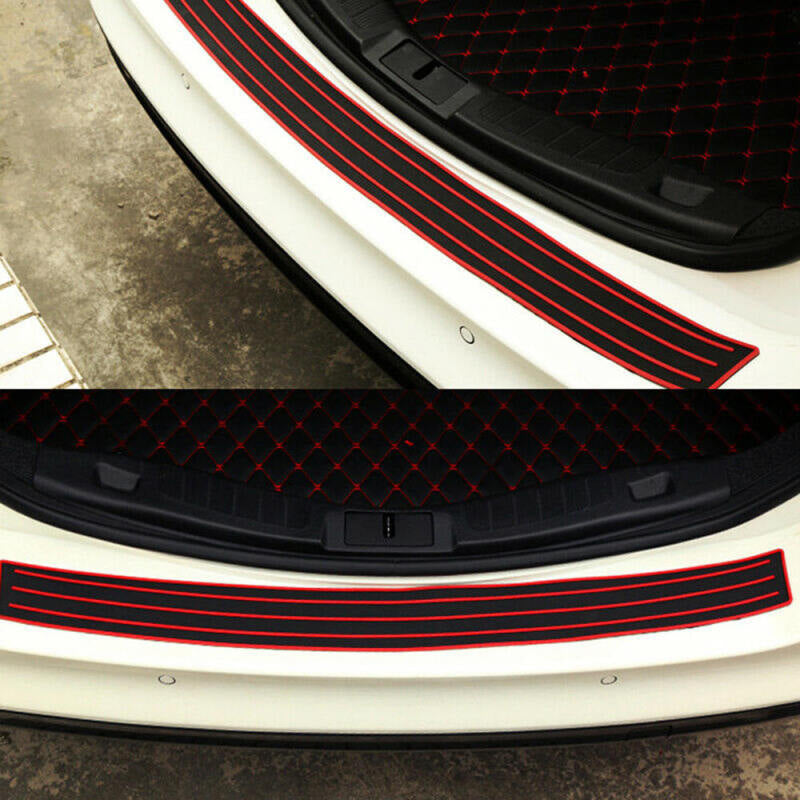 1* New Car Rear Bumper Sill/Protector Plate Rubber Cover Guard Pad Mouldin VZN