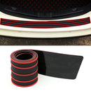 1* New Car Rear Bumper Sill/Protector Plate Rubber Cover Guard Pad Moulding Trim