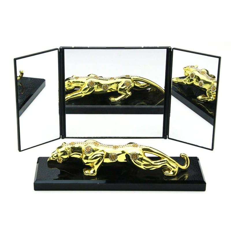 Car Vanity Mirror Folding Car Visor Mirror Adjustable Auto Makeup Mirror  YMV